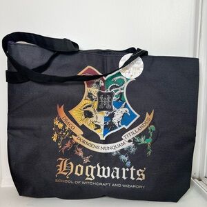 New: Hogwarts Black Tote Bag